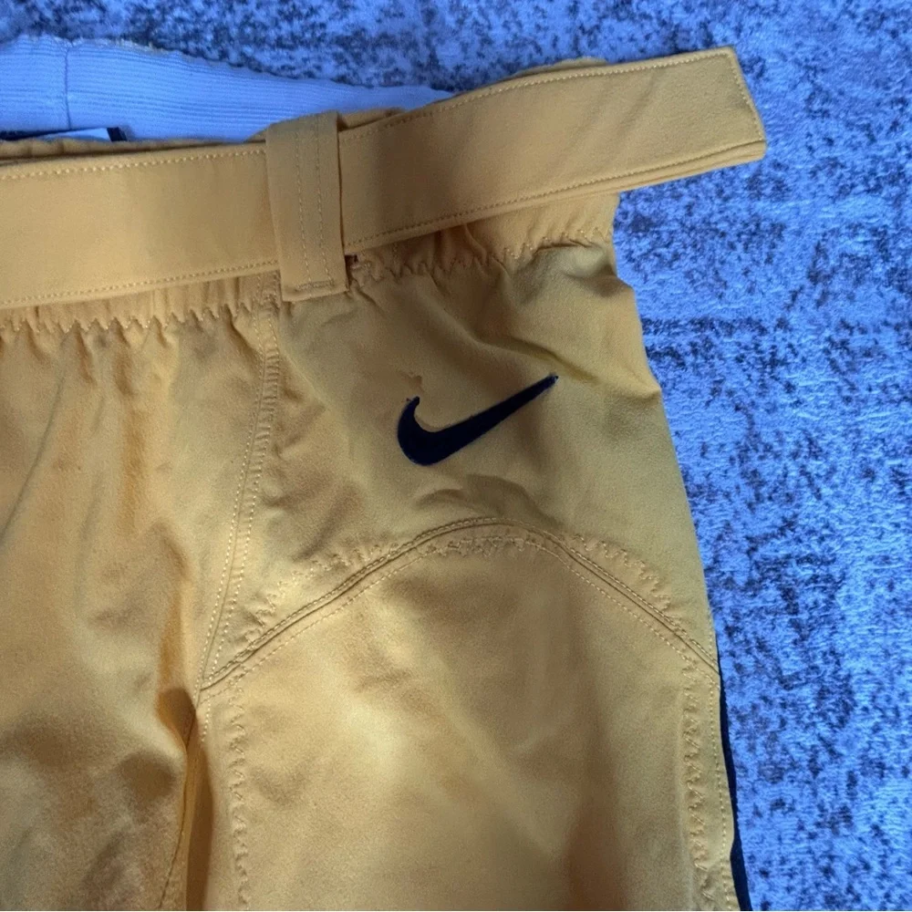 Nike NFL On Field Football Game Pants Yellow Gold Black Men’s 34 Short